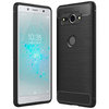 Flexi Slim Carbon Fibre Case for Sony Xperia XZ2 Compact - Brushed Black